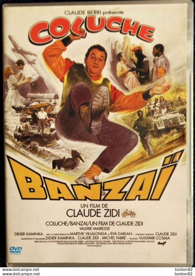 BANZAÎ - COLUCHE - Marthe Villalonga - Eva Darlan - Valérie Mairesse . - Comédie