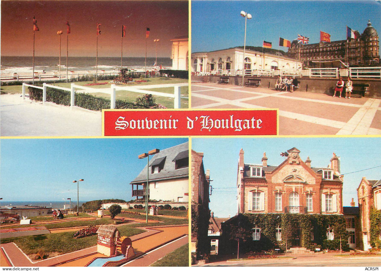 HOULGATE Station Balneaire Reputee Par Sa Magnifique Plage 3(scan Recto Verso)ME2667 - Houlgate