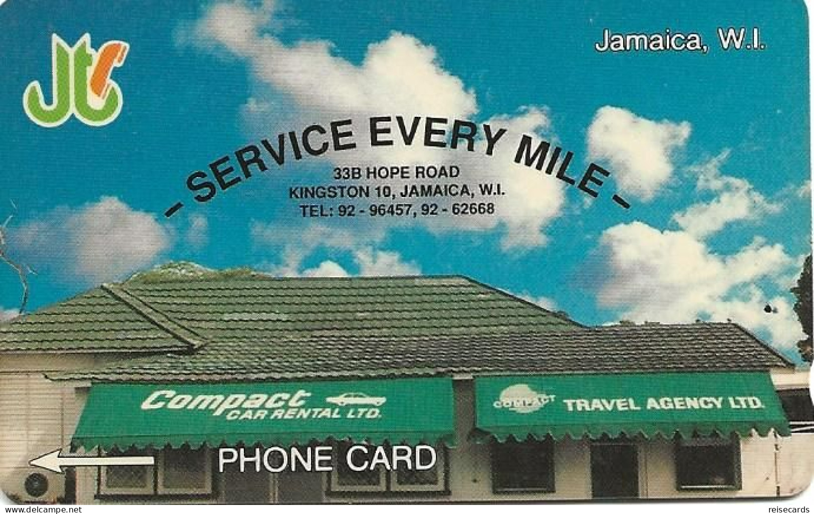 Jamaica: W.I. Service Every Mile - Jamaïque