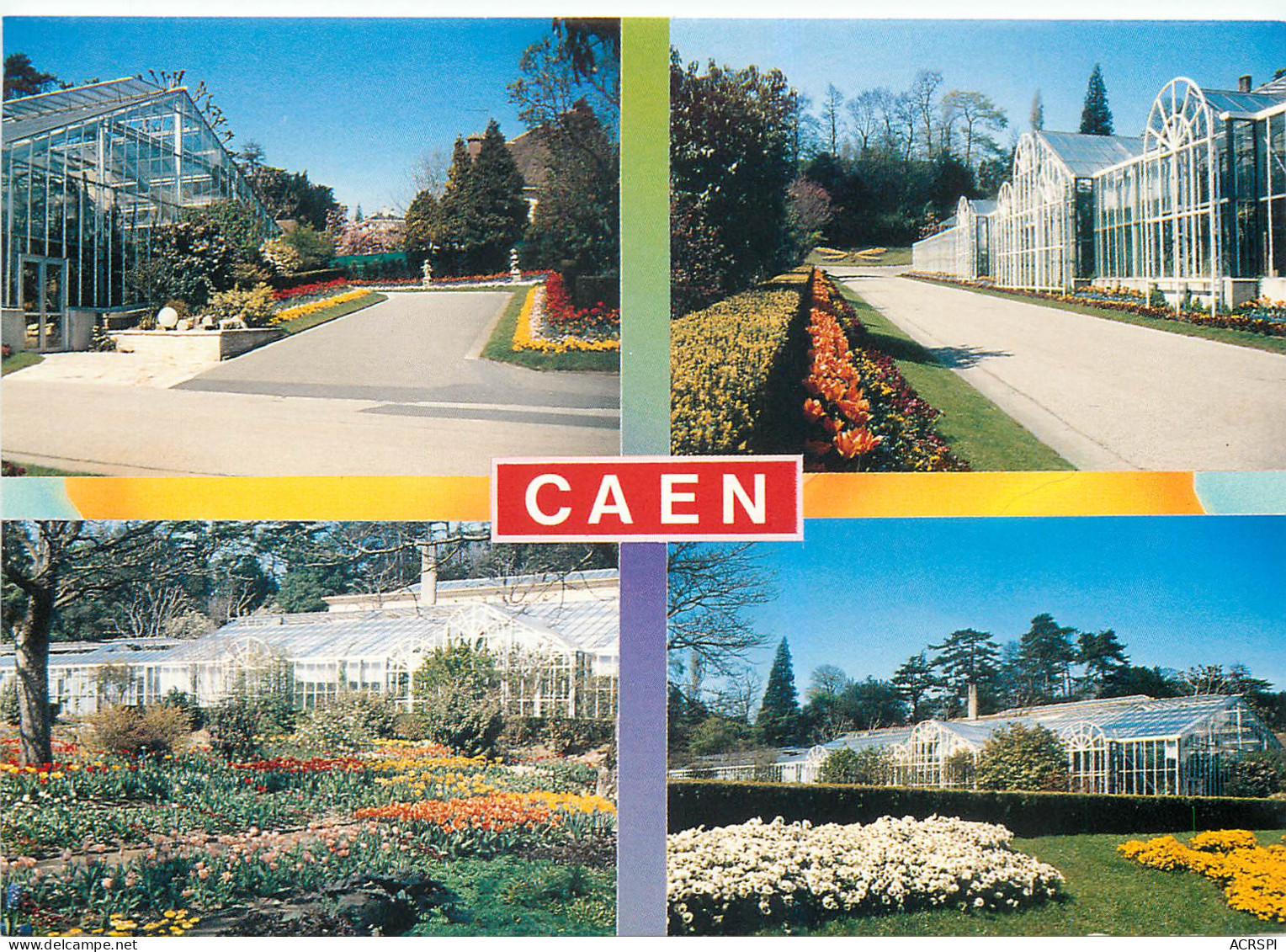 CAEN Vues Diverses Du Jardin Des Plantes 7 (scan Recto Verso)ME2670 - Caen