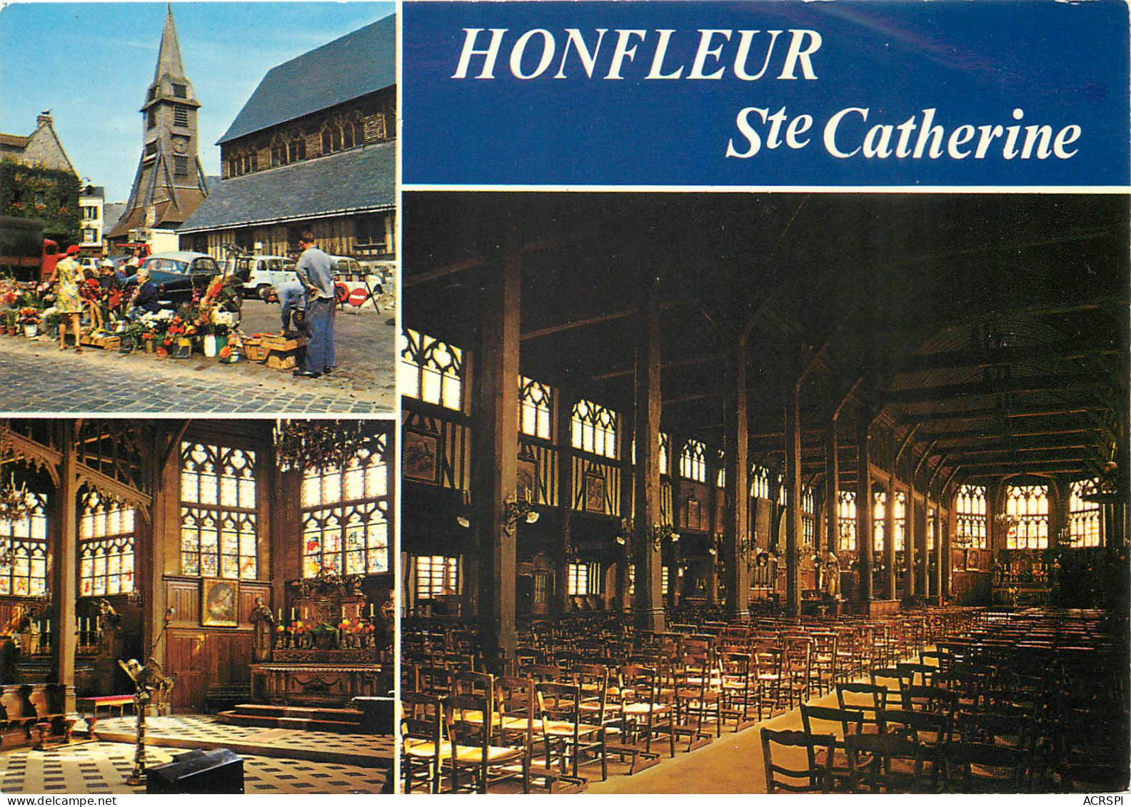 HONFLEUR L Eglise Sainte Catherine Edifice Gothique 20(scan Recto Verso)ME2671 - Honfleur