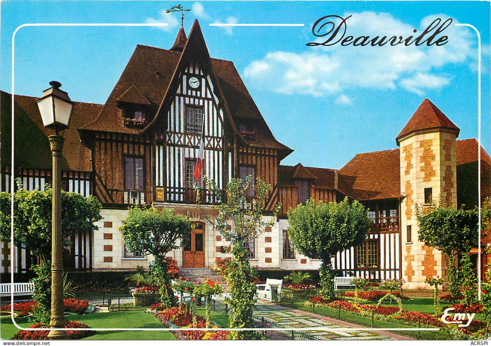 DEAUVILLE L Hotel De Ville Et L Office Du Tourisme 26(scan Recto Verso)ME2671 - Deauville