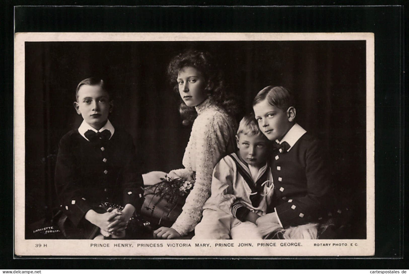Pc Prnizessin Victoria Mary Von England Mit Ihren Brüdern  - Koninklijke Families