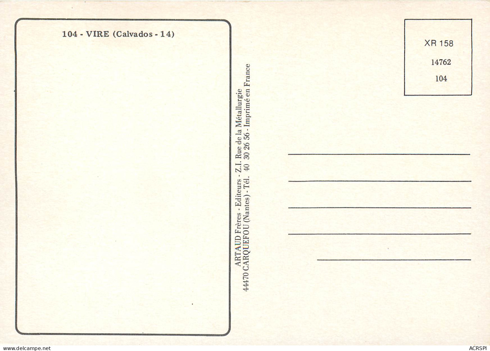 VIRE 22(scan Recto Verso)ME2672 - Vire