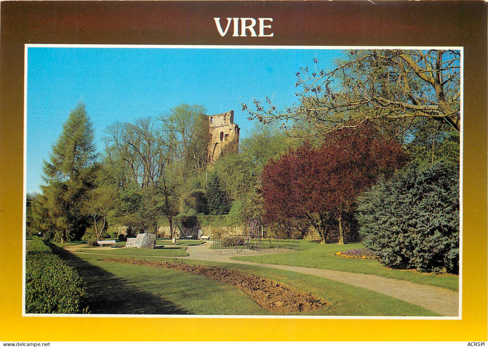 VIRE Le Jardin Et Le Donjon 23(scan Recto Verso)ME2672 - Vire