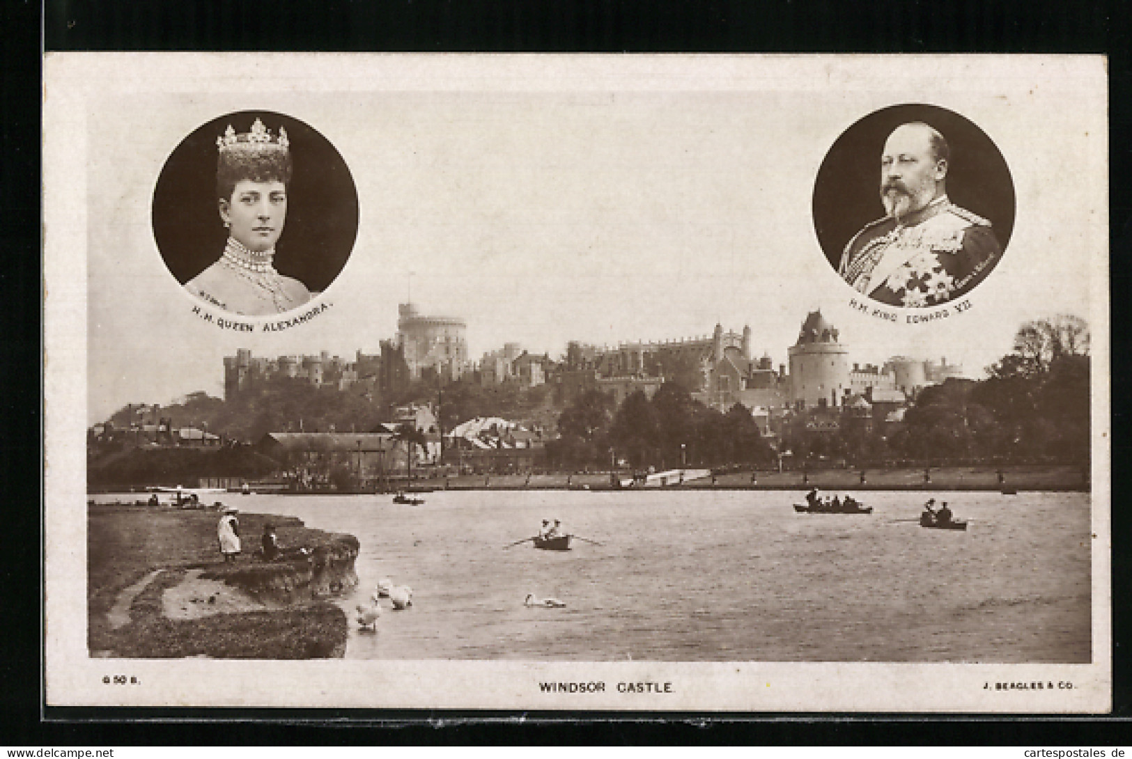 Pc Queen Alexandra, King Edward VII, Windsor Castle  - Königshäuser