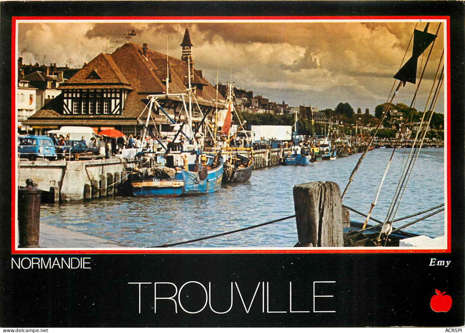 TROUVILLE SUR MER Le Port De Peche Sur La Touques 10(scan Recto Verso)ME2673 - Trouville