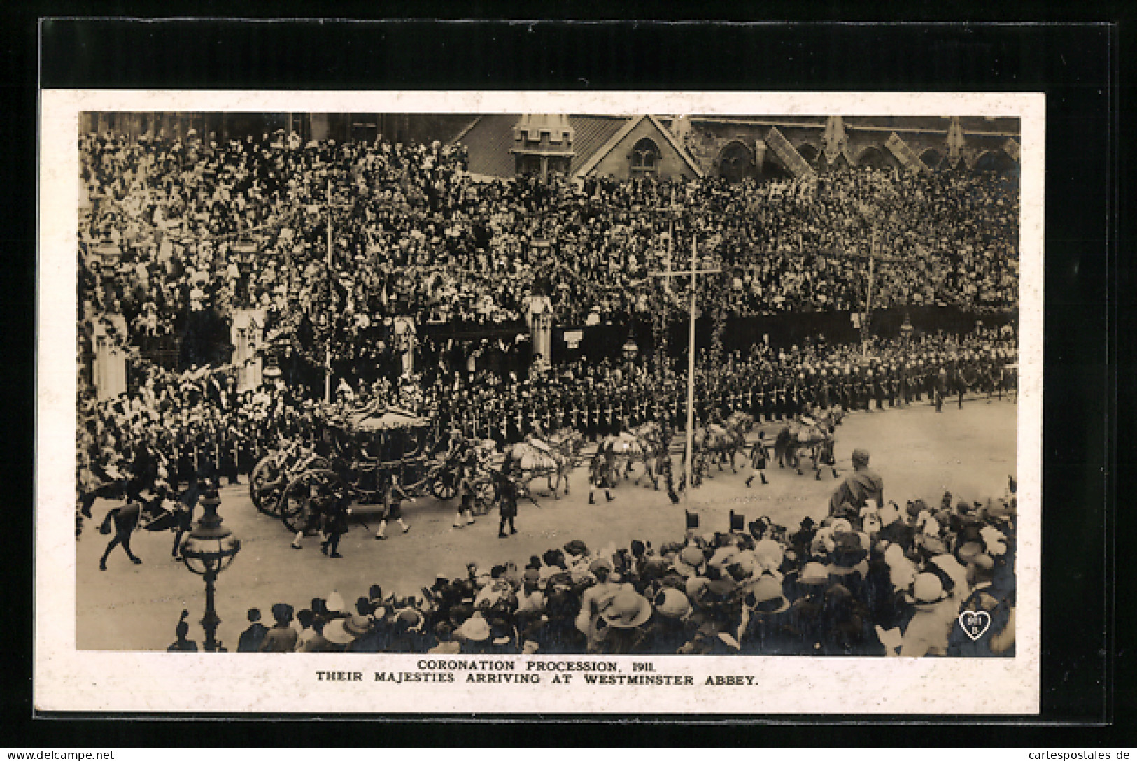 Pc Coronation Procession 1911, Arrival At Westminster Abbey  - Koninklijke Families