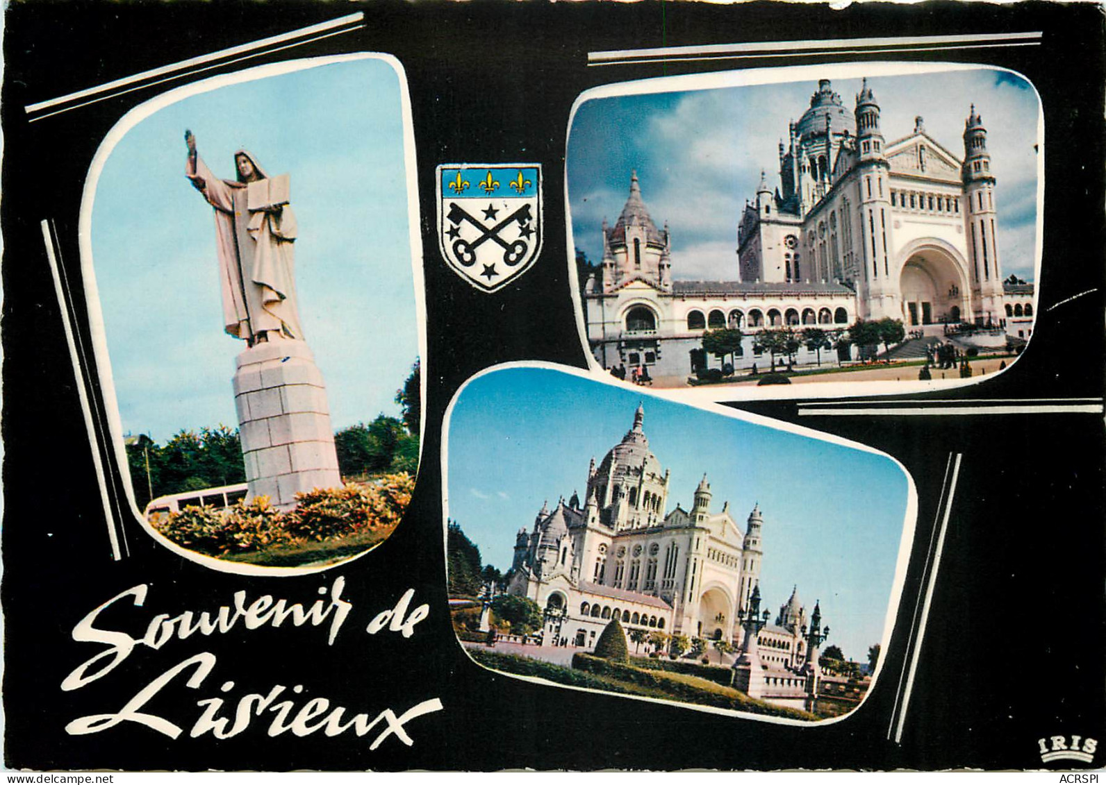 Souvenir De LISIEUX Vue Vers La Basilique 1 (scan Recto Verso)ME2674 - Lisieux