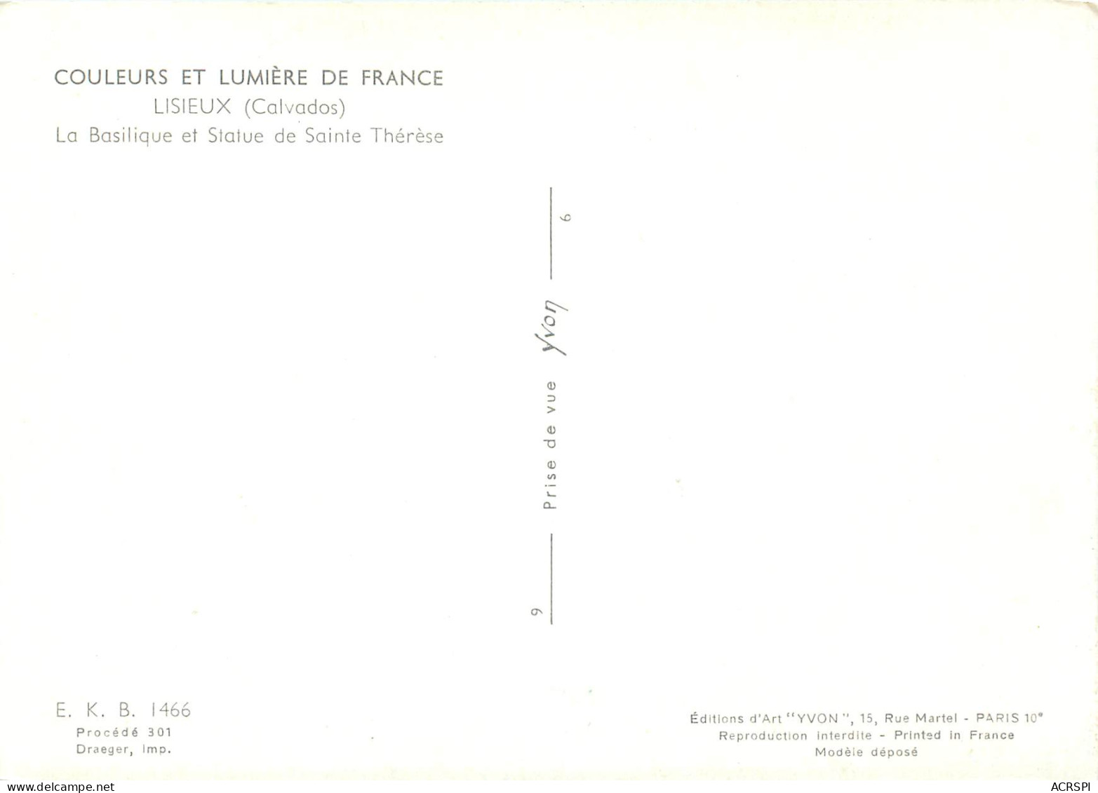 LISIEUX La Basilique Et Statue De Sainte Therese 2(scan Recto Verso)ME2674 - Lisieux