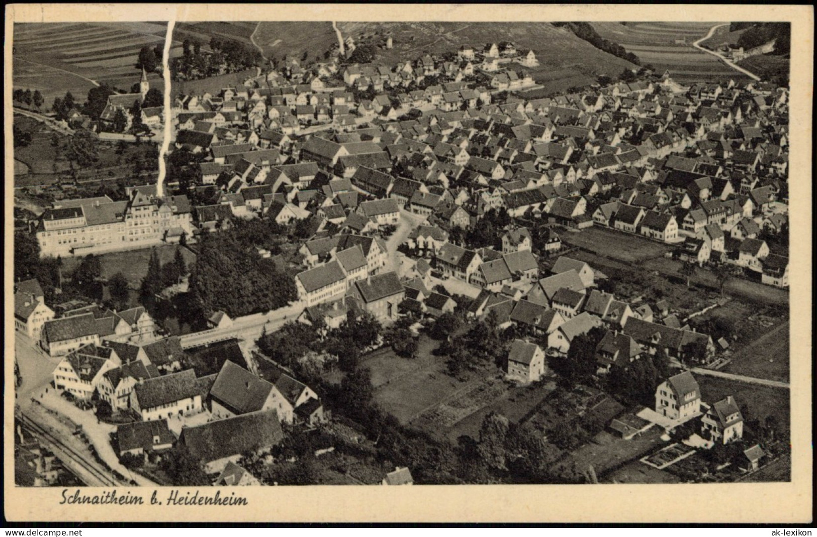 Ansichtskarte Schnaitheim-Heidenheim An Der Brenz Luftbild 1936 - Heidenheim