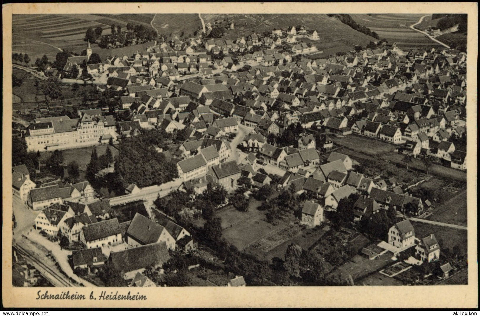 Ansichtskarte Schnaitheim-Heidenheim An Der Brenz Luftbild 1930 - Heidenheim