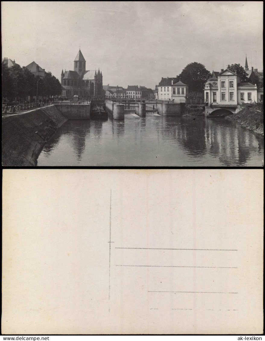 Audenarde Audenaarde Oudenaarde Stadt, Kirche Und Wehr 1914 Privatfoto - Sonstige & Ohne Zuordnung