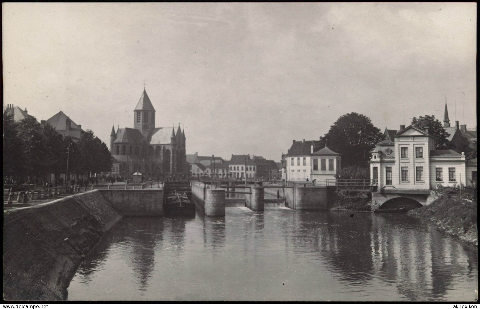 Audenarde Audenaarde Oudenaarde Stadt, Kirche Und Wehr 1914 Privatfoto - Sonstige & Ohne Zuordnung