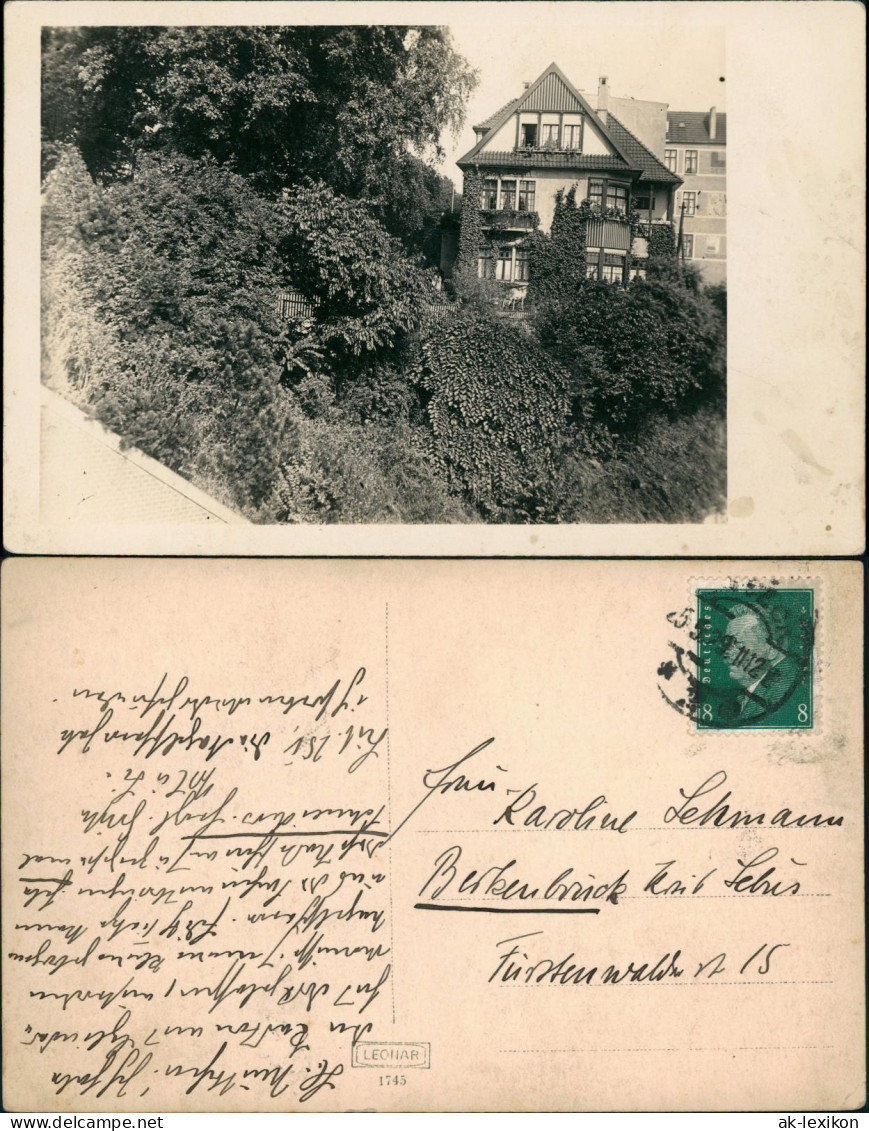 Foto  Stadthaus Mehrfamilienhaus Im Grünen 1929 Privatfoto - Ohne Zuordnung
