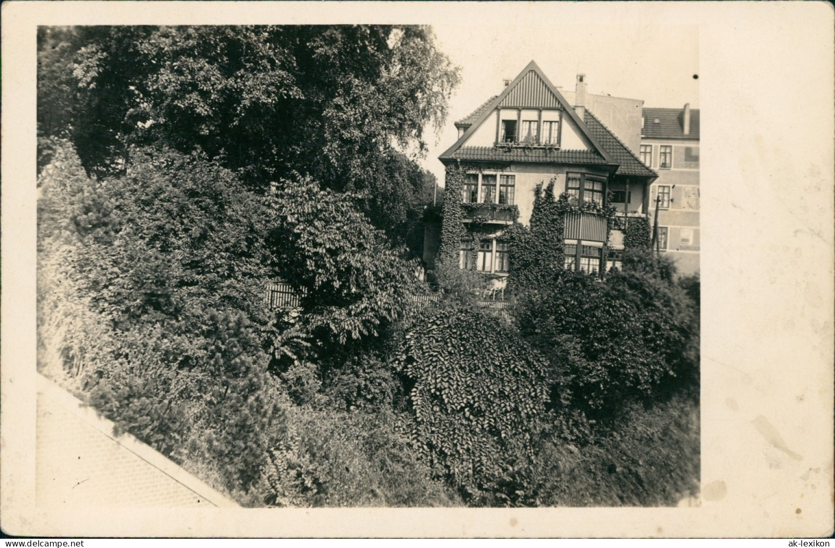 Foto  Stadthaus Mehrfamilienhaus Im Grünen 1929 Privatfoto - Non Classés