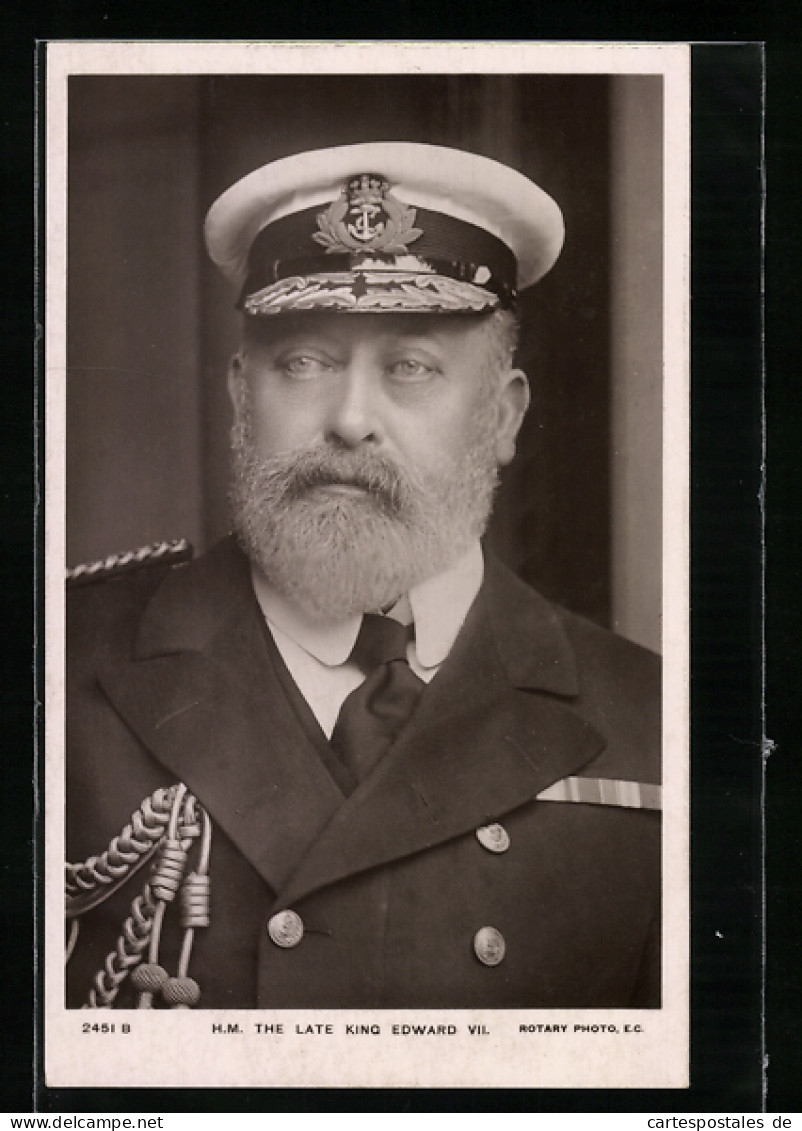 Pc The Late King Edward VII  - Familias Reales