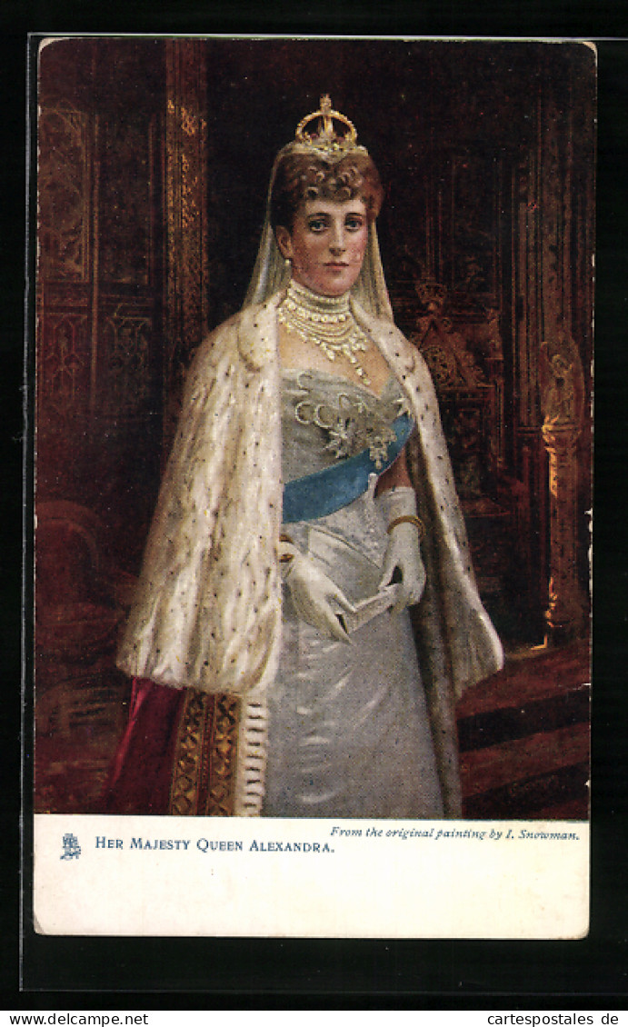 Artist's Pc Her Majesty Queen Alexandra, Königin Von England  - Royal Families