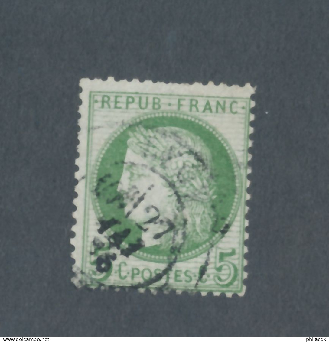 FRANCE - N° 53 OBLITERE AVEC CAD DU 27 MAI1876 - COTE : 10€ - 1872 - 1871-1875 Cérès