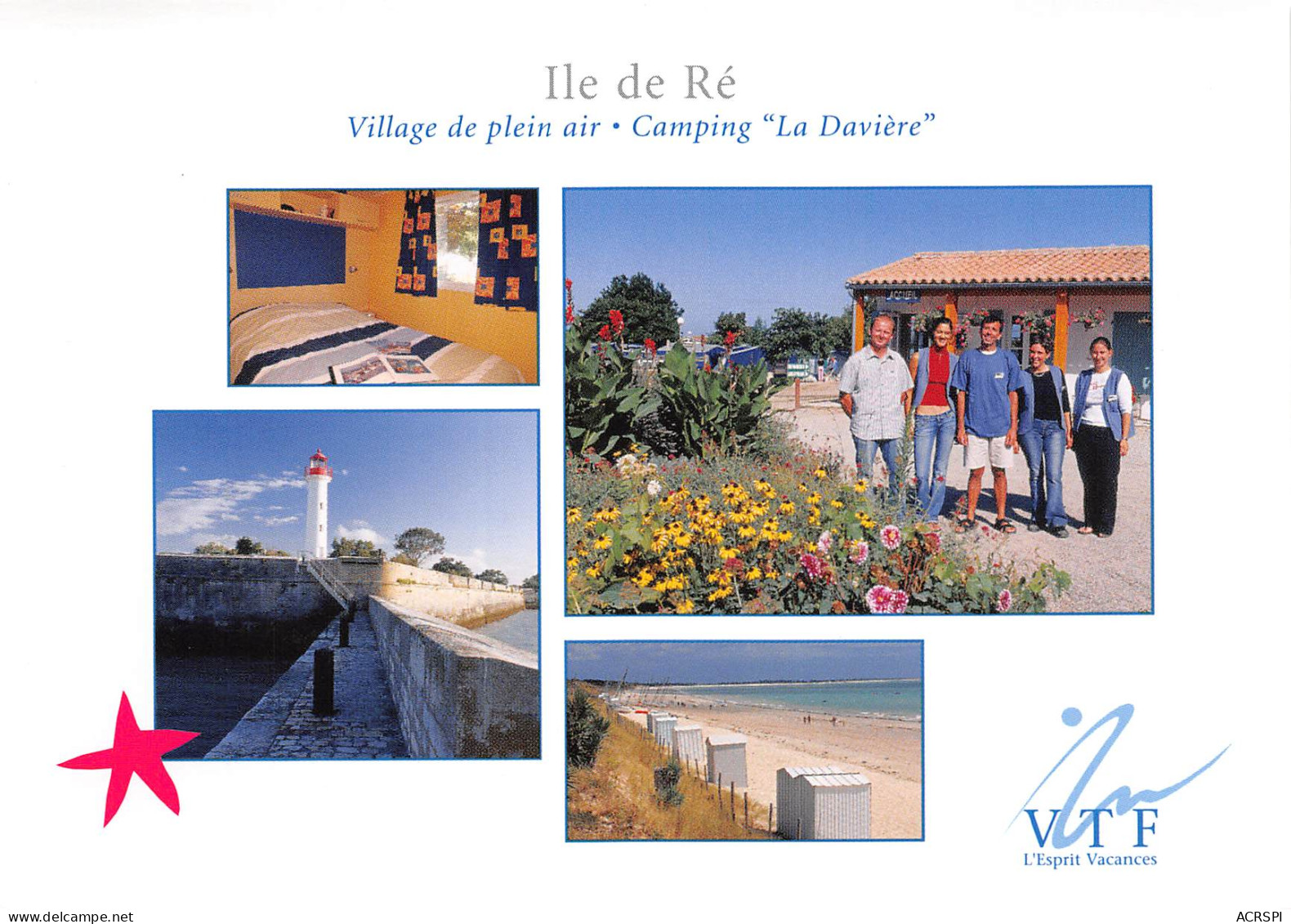 île De Ré LA COUARDE Camping La Davière  VTF Esprit Vacances  31 (scan Recto Verso)ME2674TER - Ile De Ré