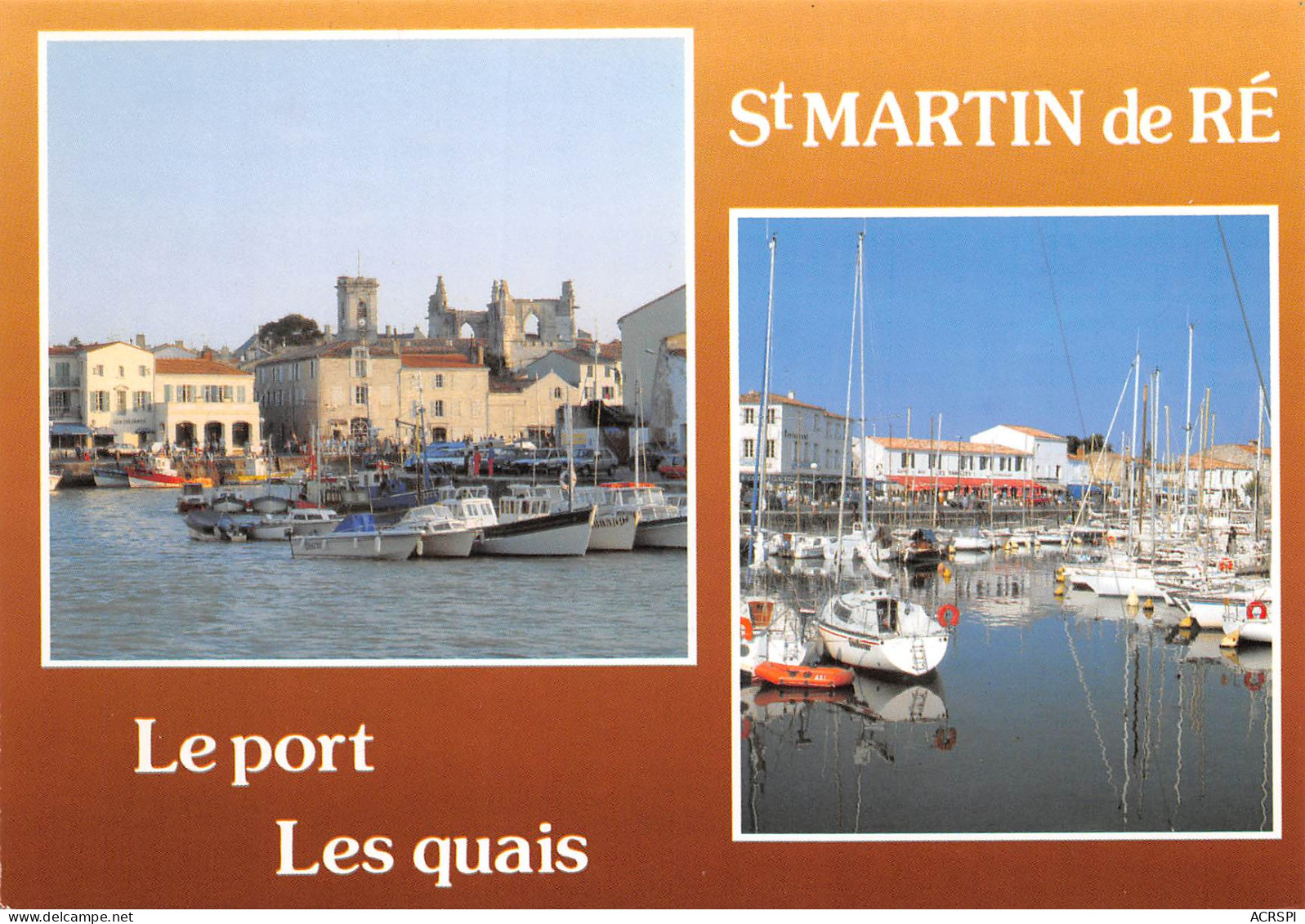 SAINT MARTIN DE Ré  Le Port Les Quais  2 (scan Recto Verso)ME2674UND - Saint-Martin-de-Ré