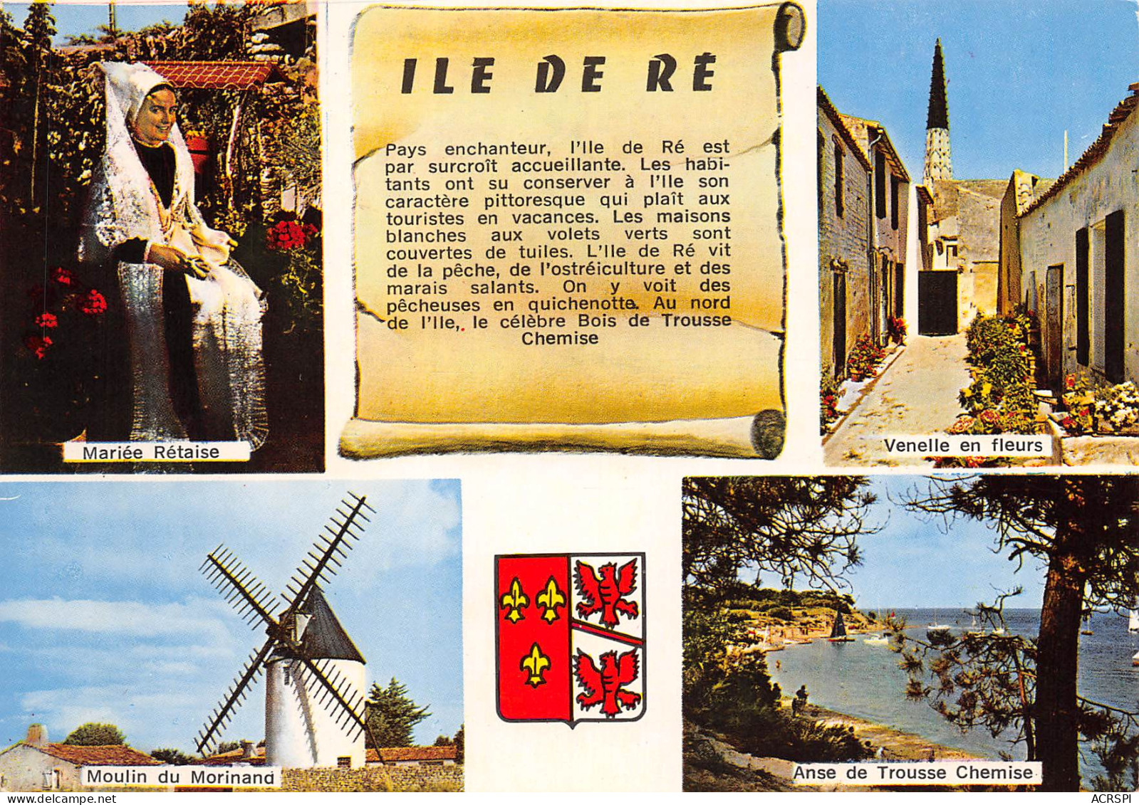 ÎLE DE Ré  Multivue 33 (scan Recto Verso)ME2674UND - Ile De Ré