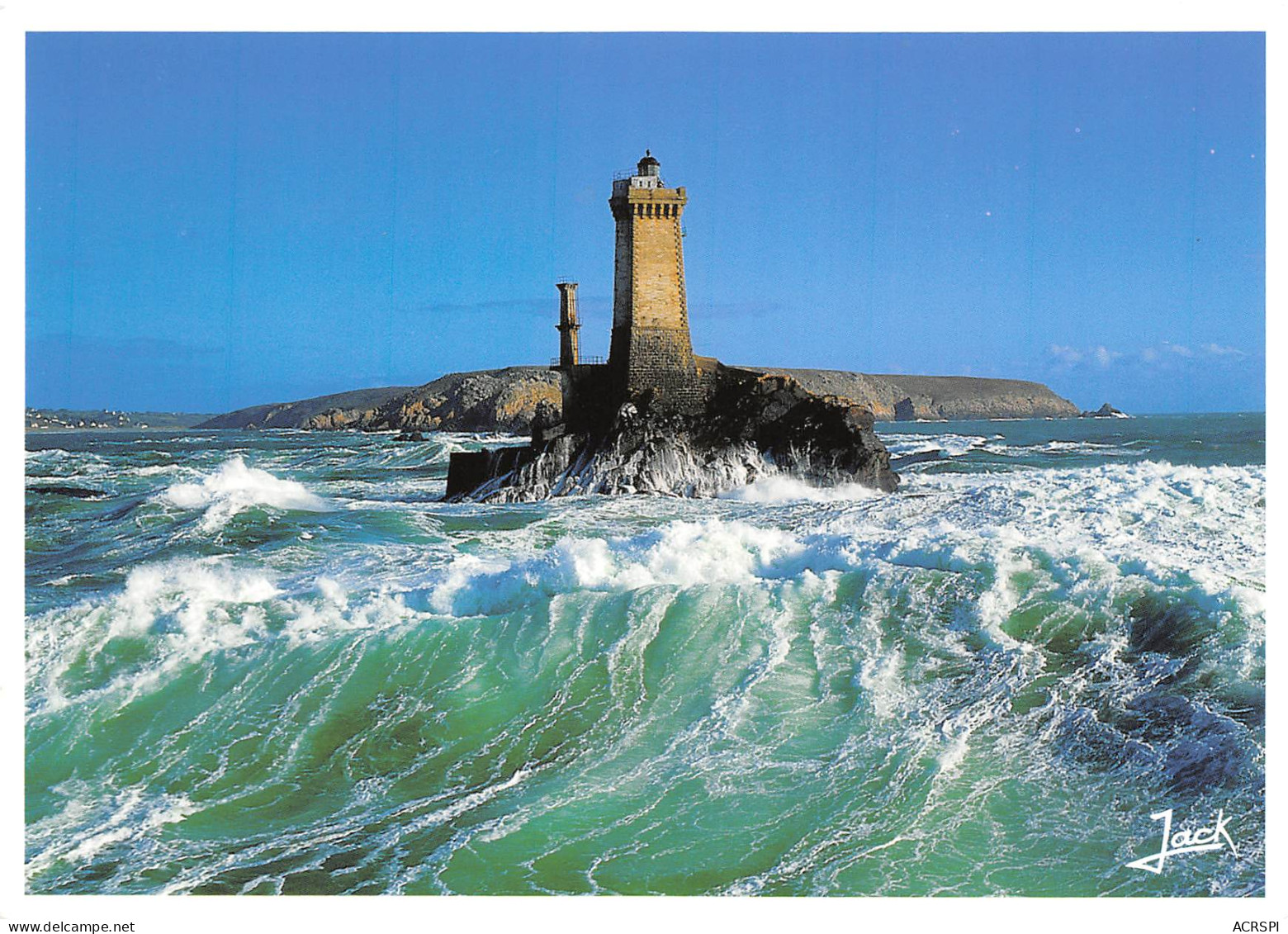 Plogoff Pointe Du Raz Phare De La Vieille  Lighthouse   40  (scan Recto Verso)ME2674VIC - Plogoff