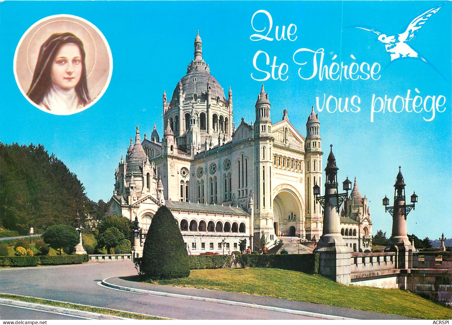 LISIEUX La Basilique Sainte Therese De L Enfant Jesus 7(scan Recto Verso)ME2675 - Lisieux