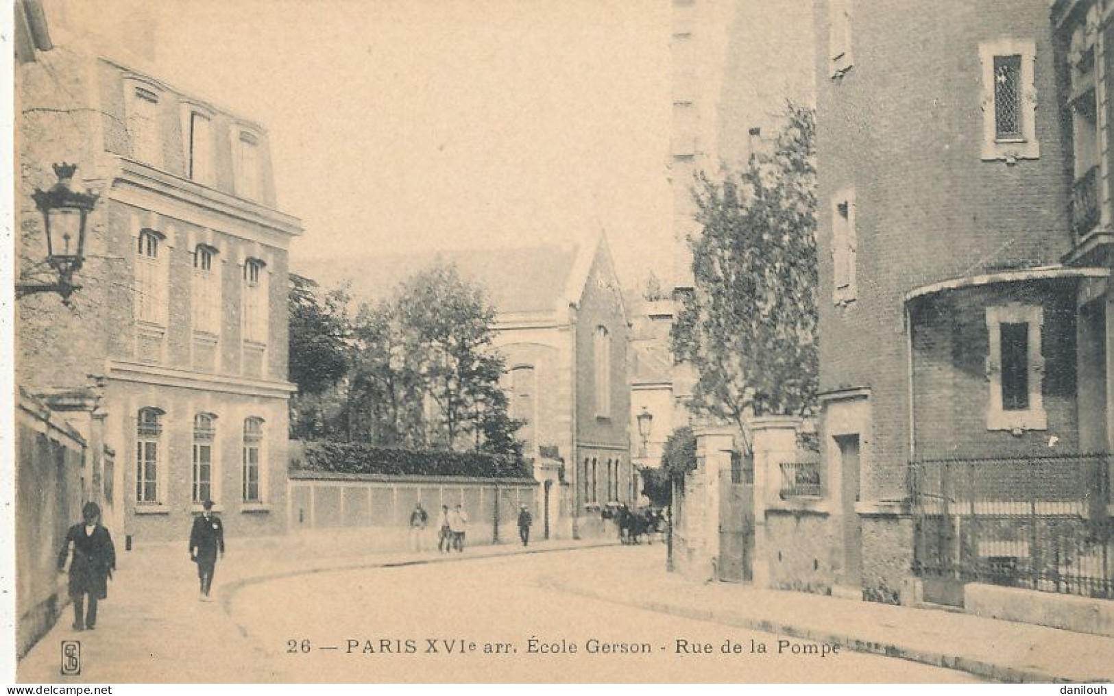 75  // PARIS  XVI EME   Ecole Gerson   Rue De La POmpe - Arrondissement: 16