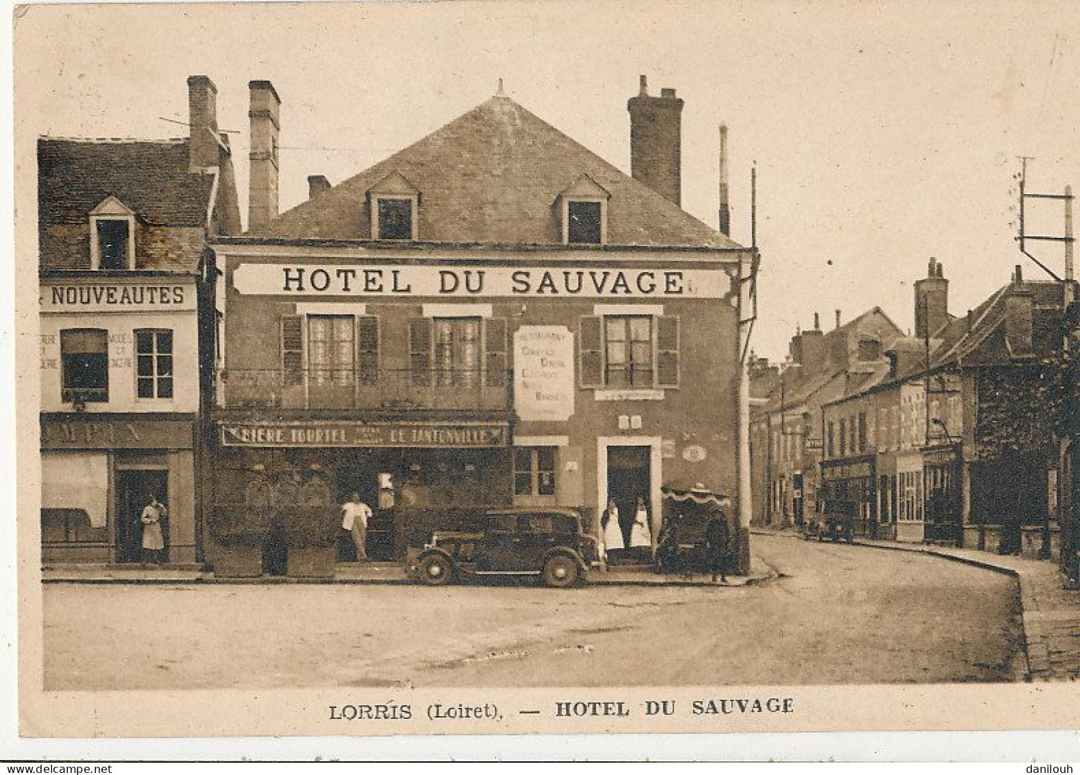 45 // LORRIS    Hotel Du Sauvage / Automobile - Other & Unclassified