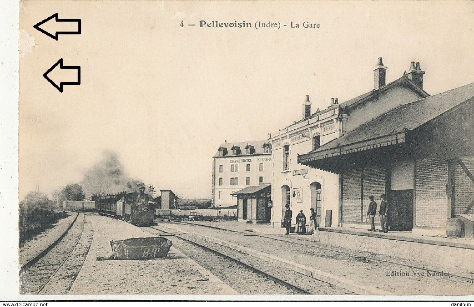 36 // PELLEVOISIN    La Gare / Vue Intérieure   Arrivée D'un Train  ** - Other & Unclassified