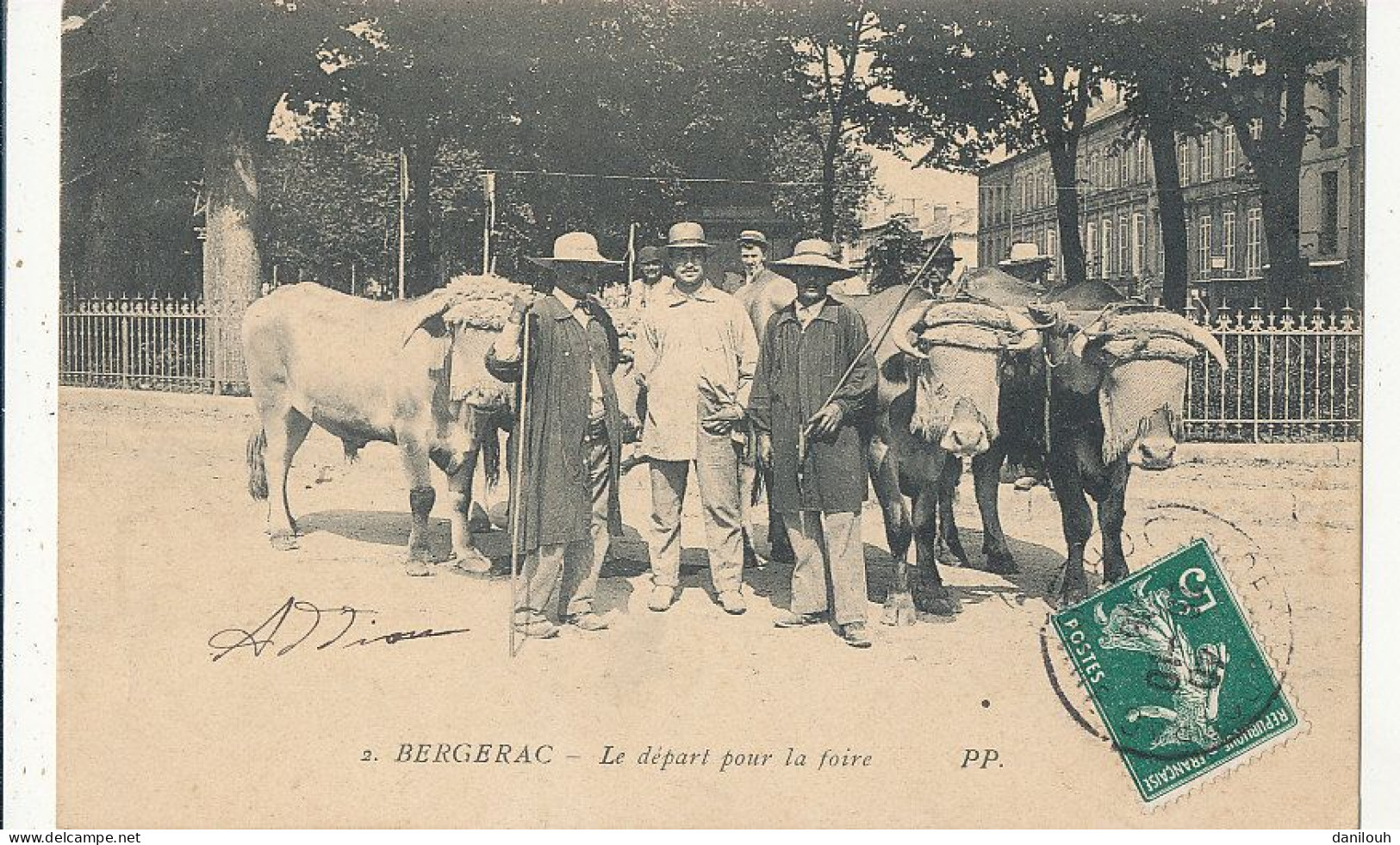 24 // BERGERAC    Le Départ Pour La Foire   PP 2  ** - Bergerac