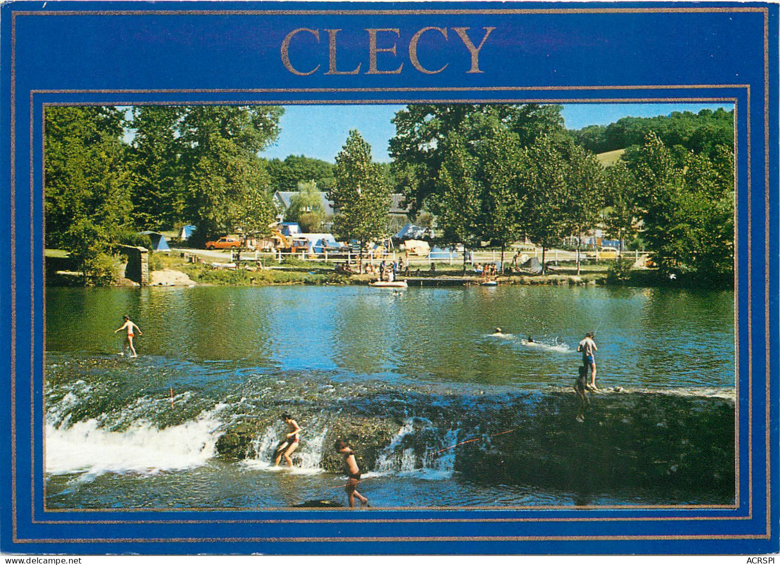 CLECY Le Barrage Et Le Camping 23(scan Recto Verso)ME2675 - Clécy