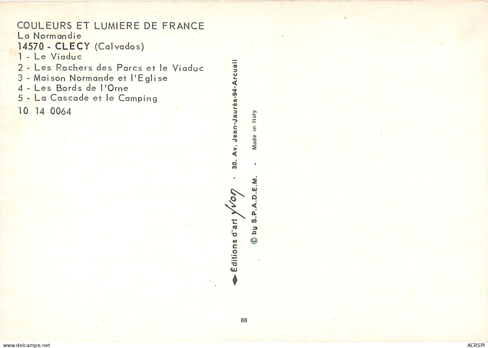 CLECY Le Viaduc Les Rochers Des Parcs Et Le Viaduc 25(scan Recto Verso)ME2675 - Clécy