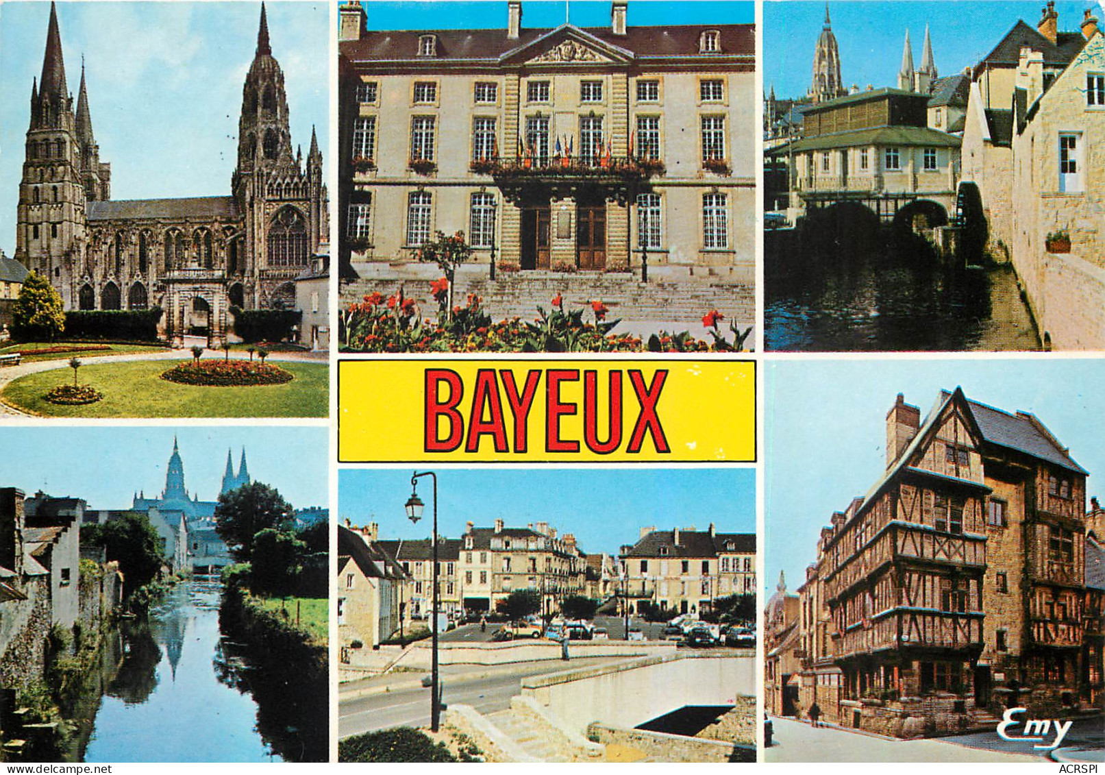 BAYEUX La Cathedrale Notre Dame L Ecole Dentelliere 14(scan Recto Verso)ME2676 - Bayeux