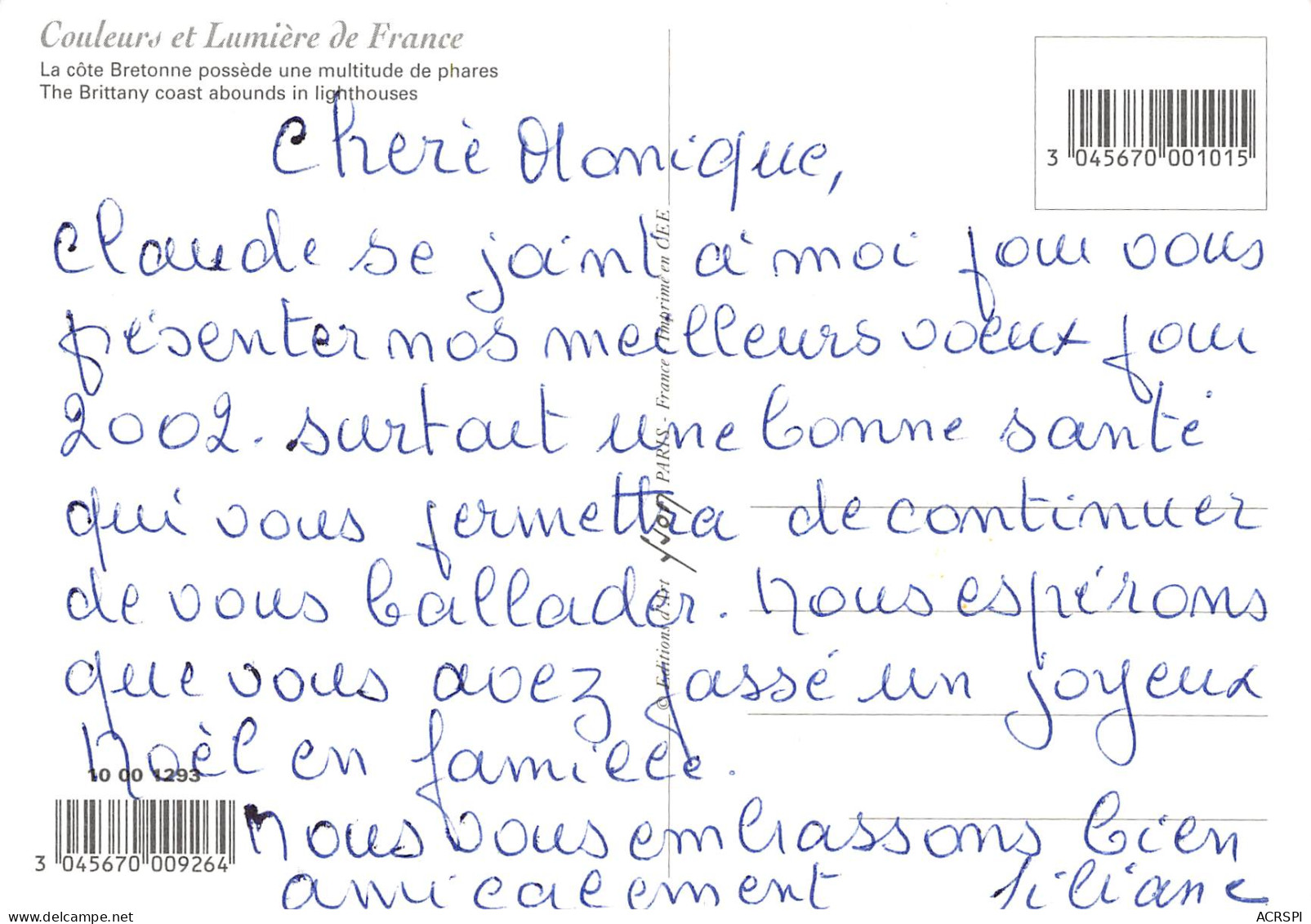 PHARES DE BRETAGNE  16 (scan Recto Verso)ME2676BIS - Bretagne