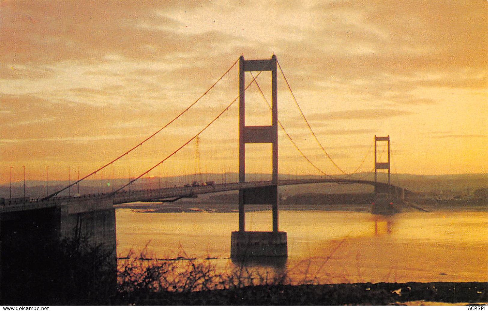 Sunset Over Severn Bridge  10 (scan Recto Verso)ME2676TER - Other & Unclassified