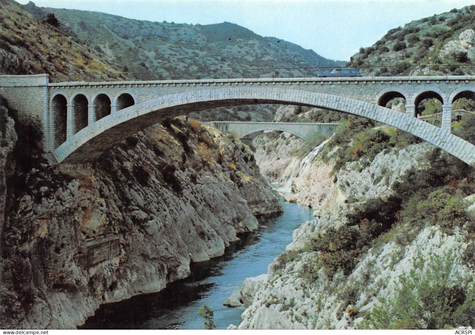 Gorge De L'herault Le Pont Du Diable Aniane 17 (scan Recto Verso)ME2676TER - Aniane