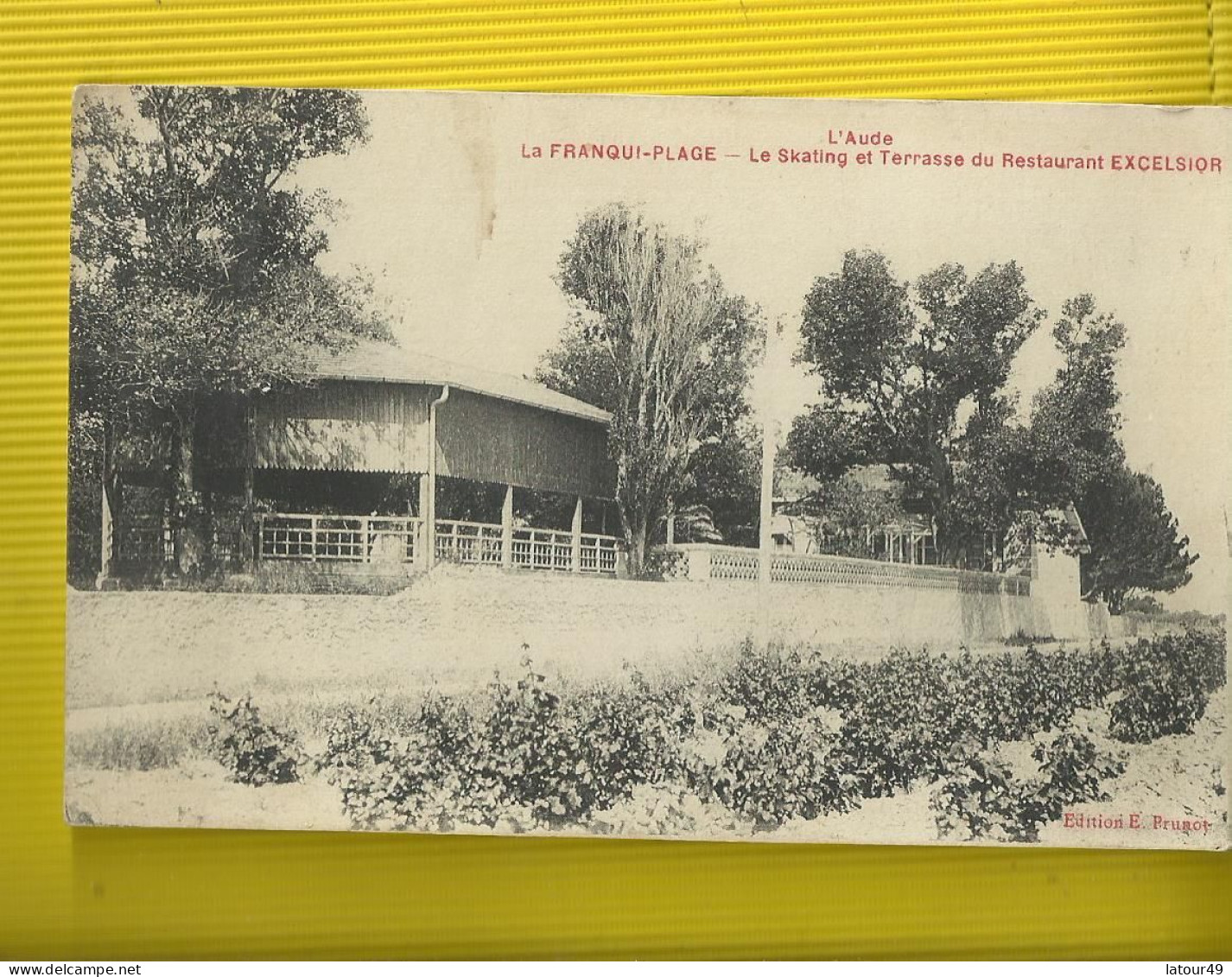 La Franqui Plage Skating Et Terrasse  Du Restaurant Excelsior - Autres & Non Classés