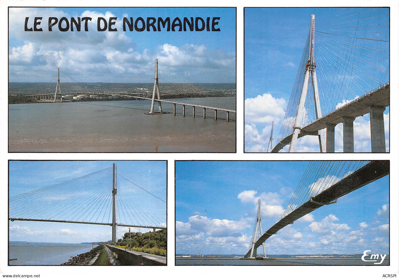 Pont De Normandie Entre Honfleur Et Le Havre  31 (scan Recto Verso)ME2676TER - Honfleur