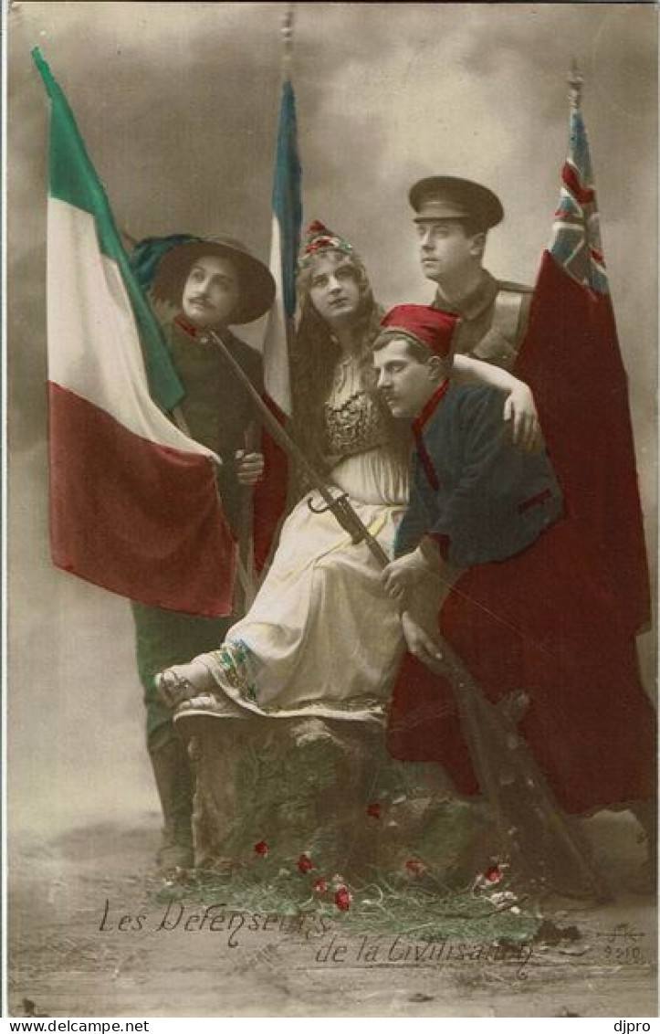 Francais  La Defenseurs 1916 - Patriotiques