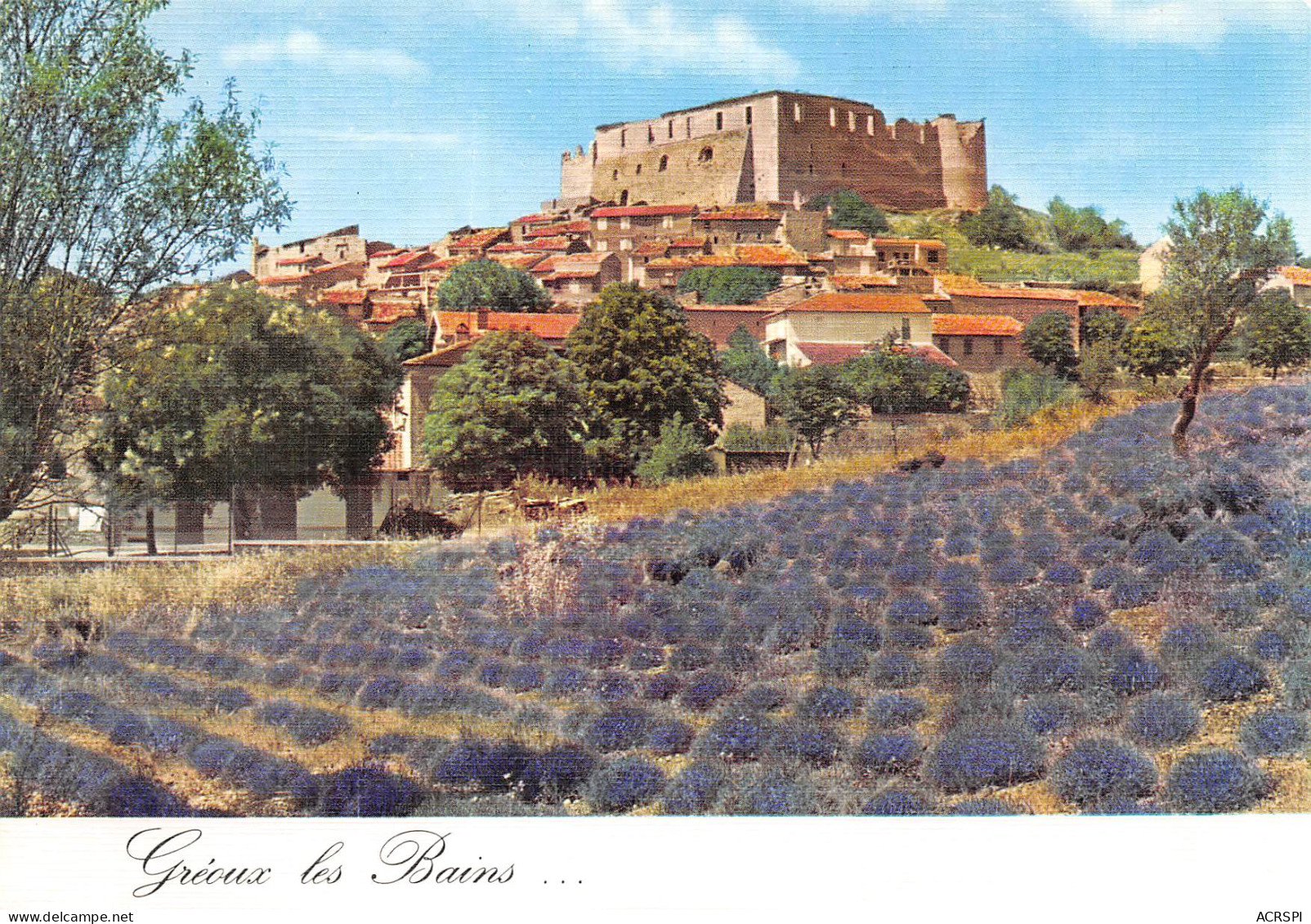 GREOUX LES BAINS  Chateau Des Templiers Station Thermale  Et Climatique  14 (scan Recto Verso)ME2676UND - Gréoux-les-Bains