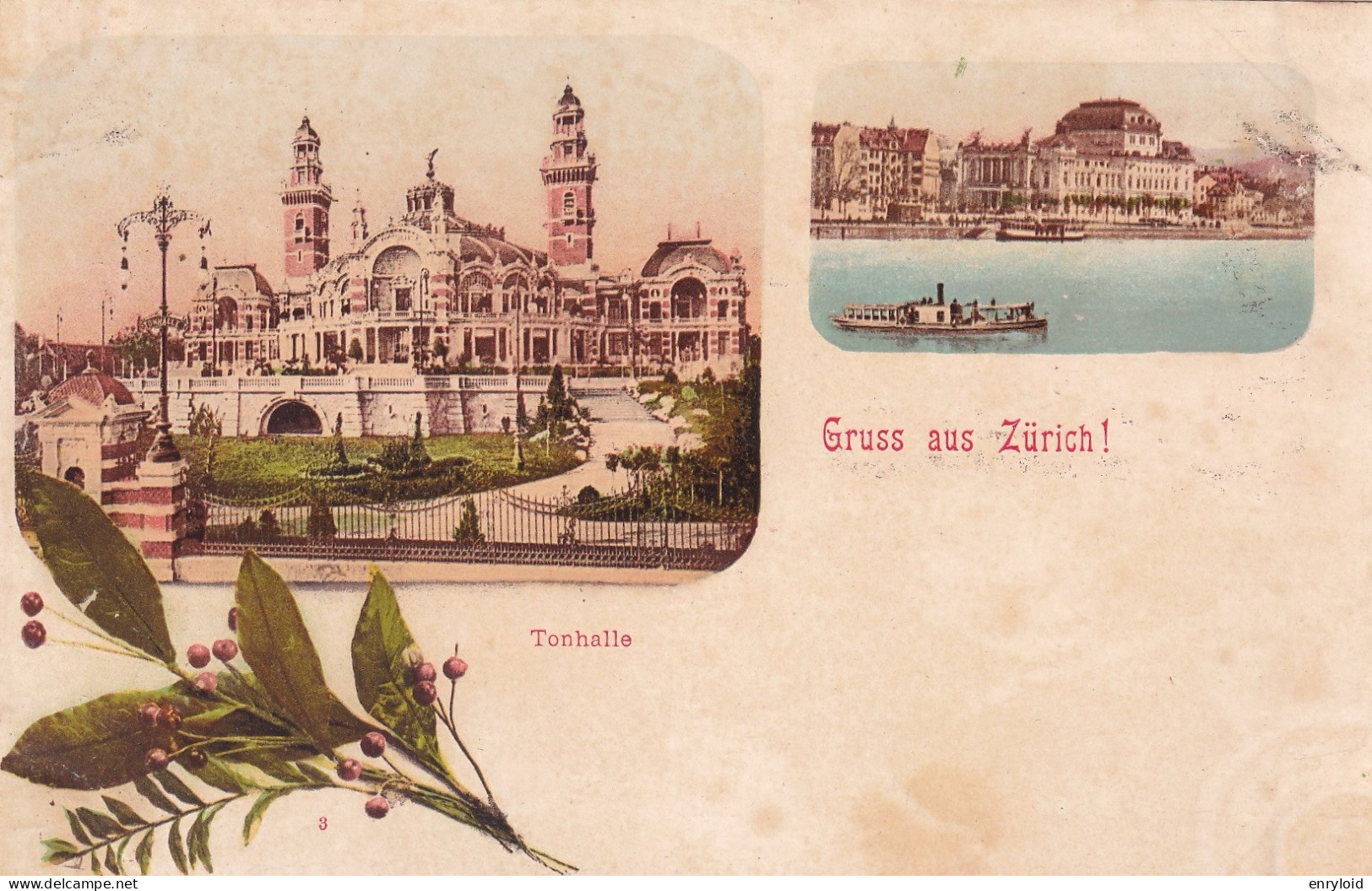 Gruss Aus Zürich Tonhalle - Other & Unclassified