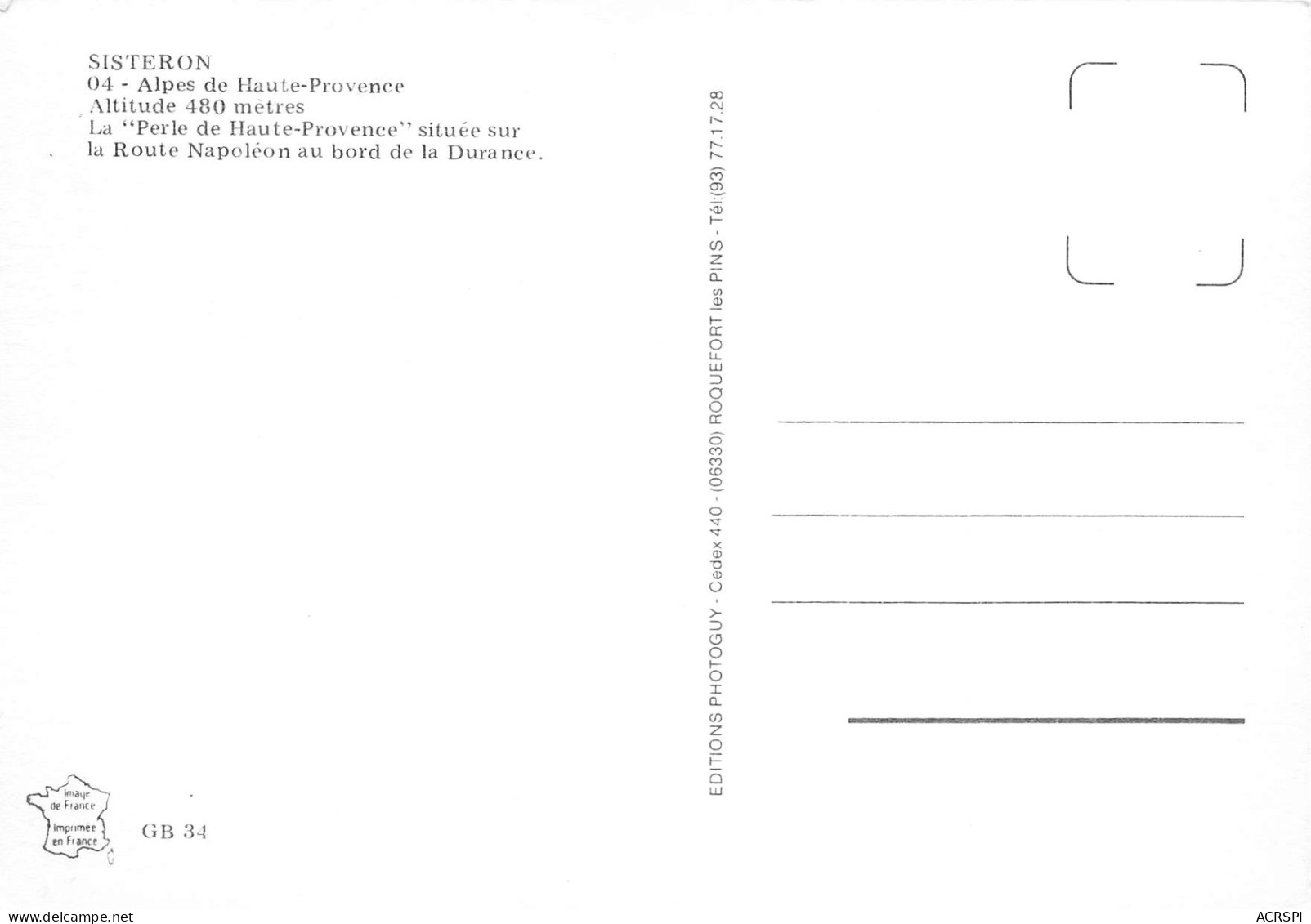 SISTERON  Bords De La Durance 15 (scan Recto Verso)ME2676VIC - Sisteron
