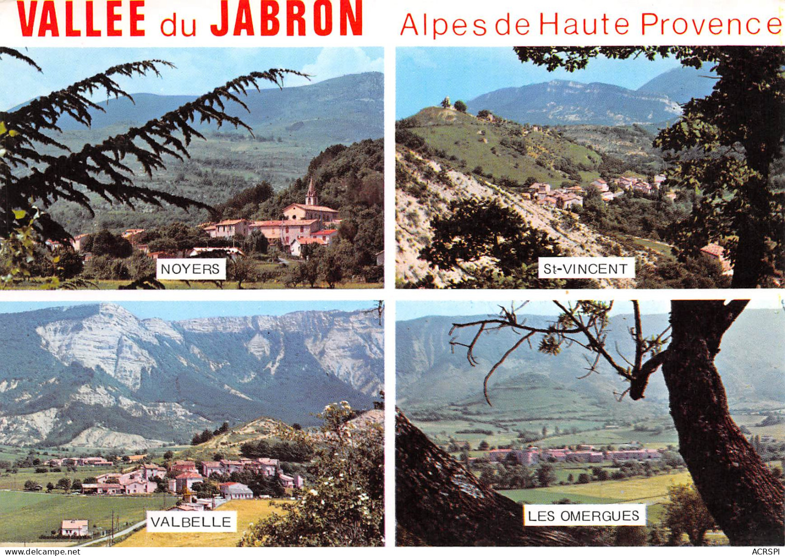 04 SISTERON  Vallée Du Jabron Montagne Du Lure  42 (scan Recto Verso)ME2676VIC - Barcelonnette