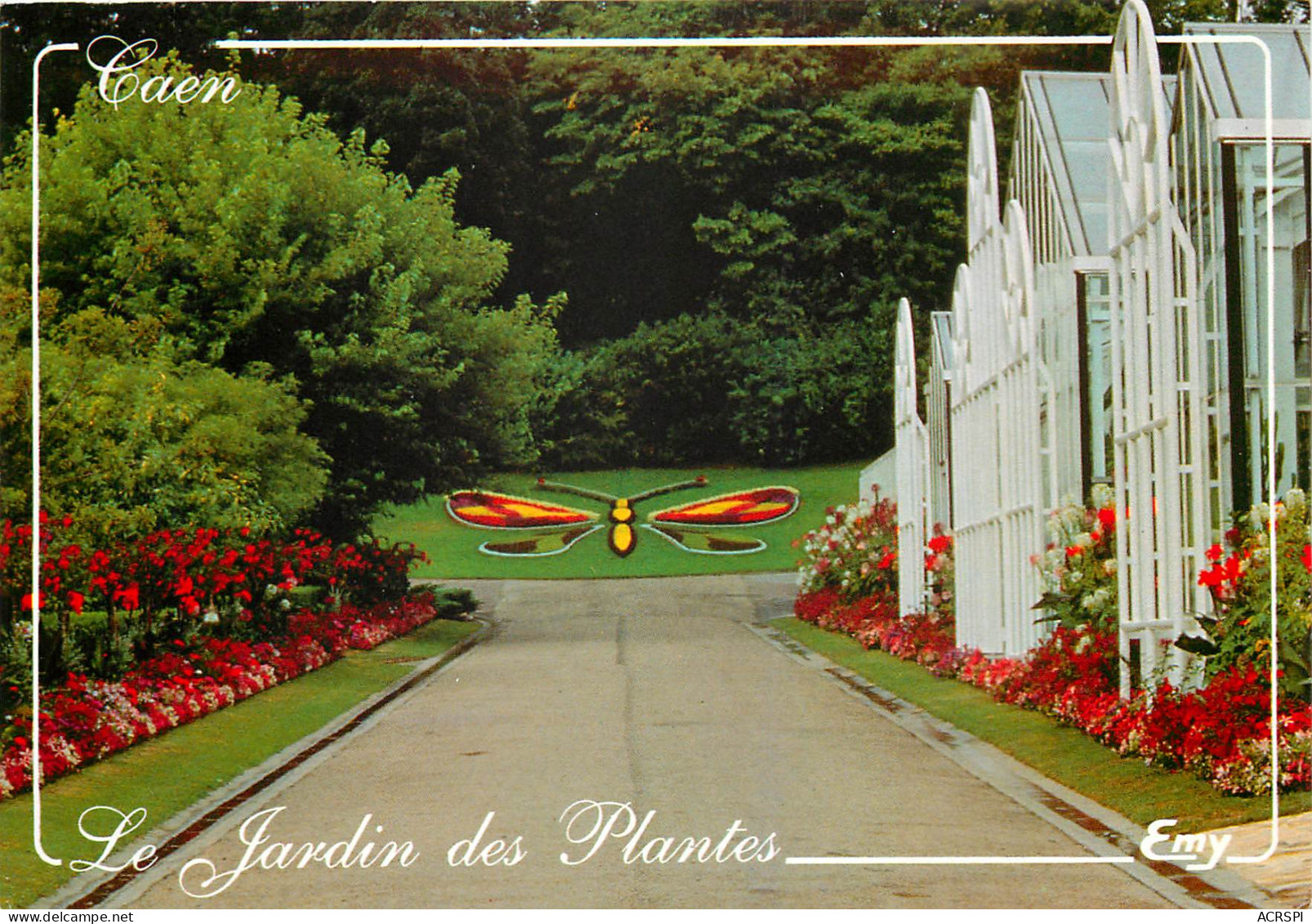 CAEN Le Jardin Des Plantes 4(scan Recto Verso)ME2677 - Caen