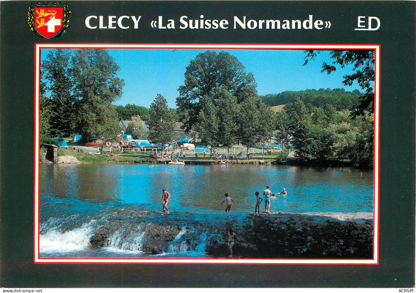 CLECY Le Barrage Et Le Camping Sur Les Bords De L Orne 21(scan Recto Verso)ME2677 - Clécy
