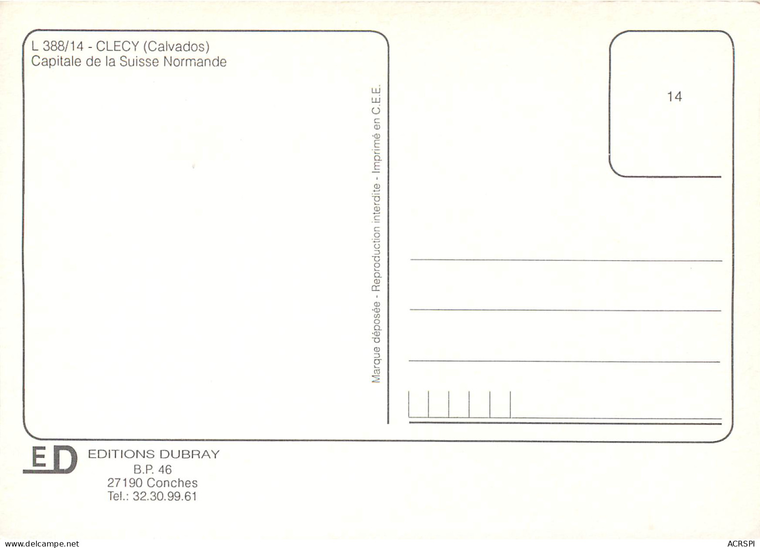 CLECY Capitale De La Suisse Normande 28(scan Recto Verso)ME2677 - Clécy