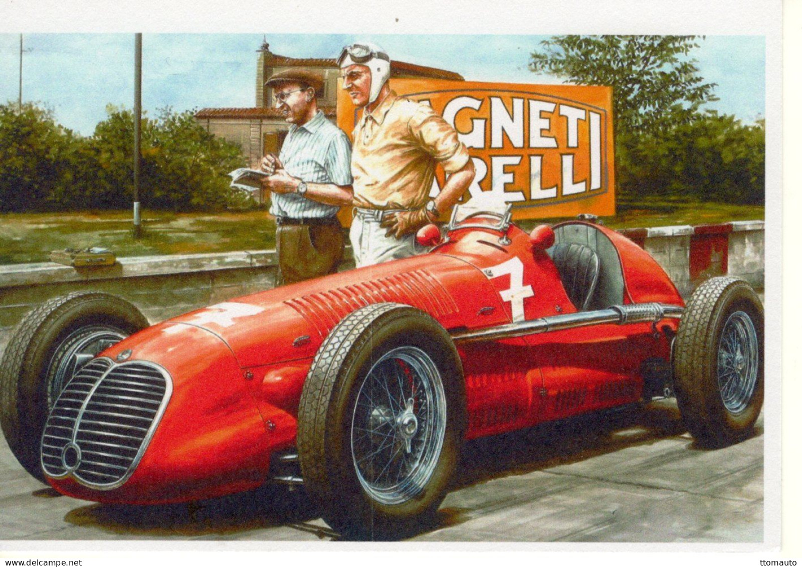 Maserati 8 CLT - 1950 Grand Prix  - Art Carte CPR - Grand Prix / F1