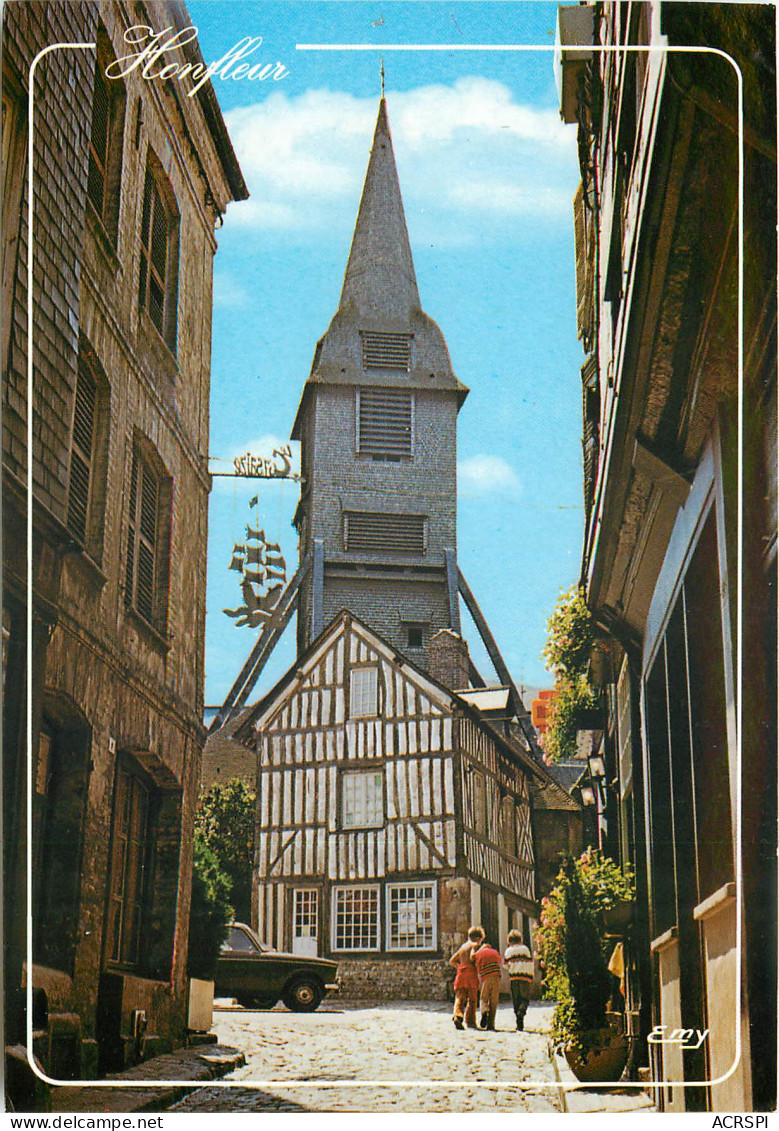 HONFLEUR Le Clocher De Le Glise Sainte Catherine 6(scan Recto Verso)ME2678 - Honfleur